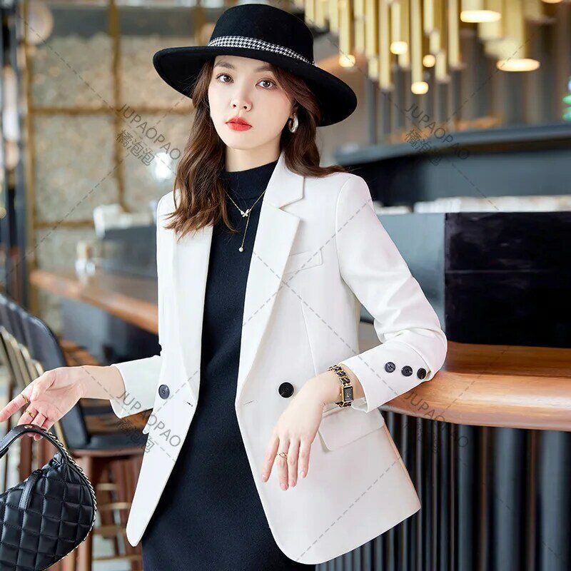女性のカジュアルな小さなスーツ,オフィスデザインのジャケットとパンツ,非常に人気のある,高品質,2022