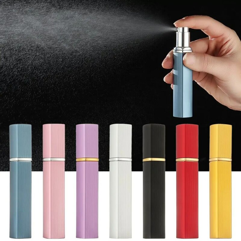 Perfume pulverizador atomizador, vazamento prova, recarregável, vazio, tamanho mini, 12ml