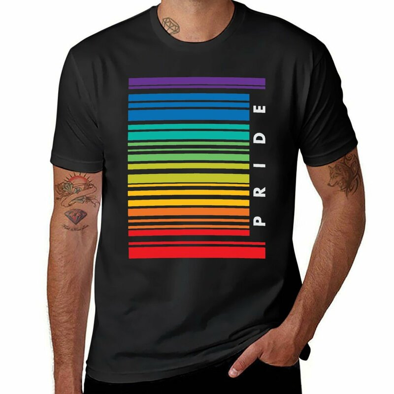 Kaus kode batang Pride Retro kaus keringat anime LGBT baju plus ukuran hitam pria
