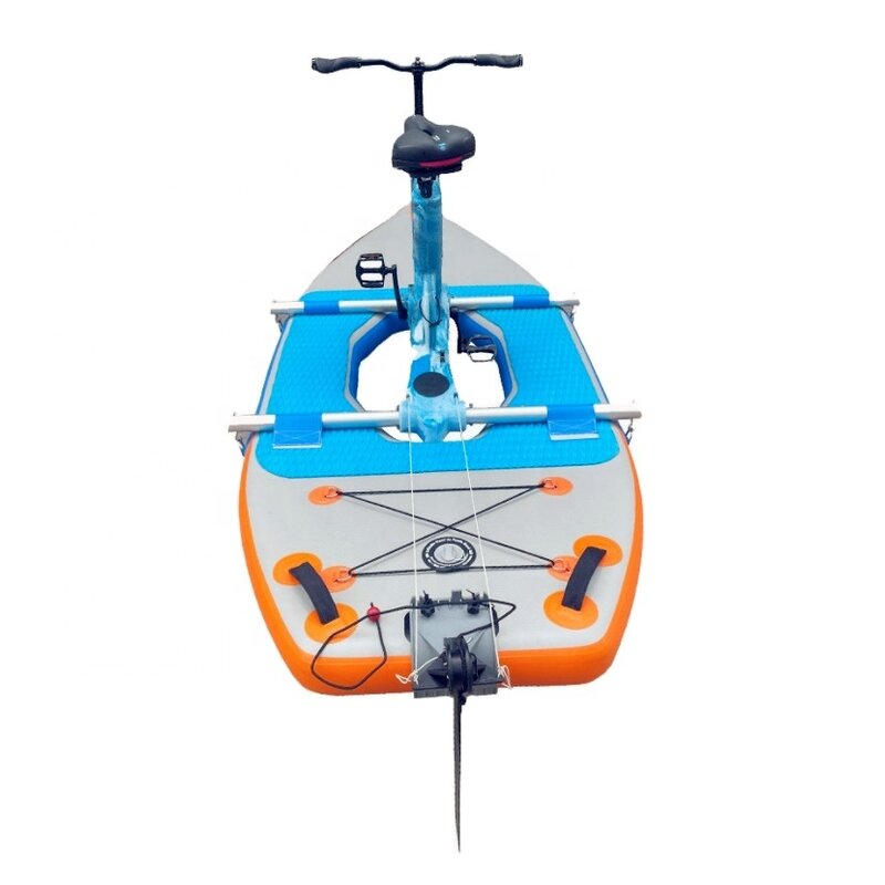 Sepeda air tiup Sungai sepeda laut, Pedal angsa perahu tandem sepeda listrik hidro