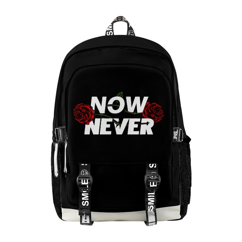Colby Brock-mochila negra para hombre y mujer, bolso escolar de estilo Casual, Unisex, XPLR, ahora o nunca, 2022