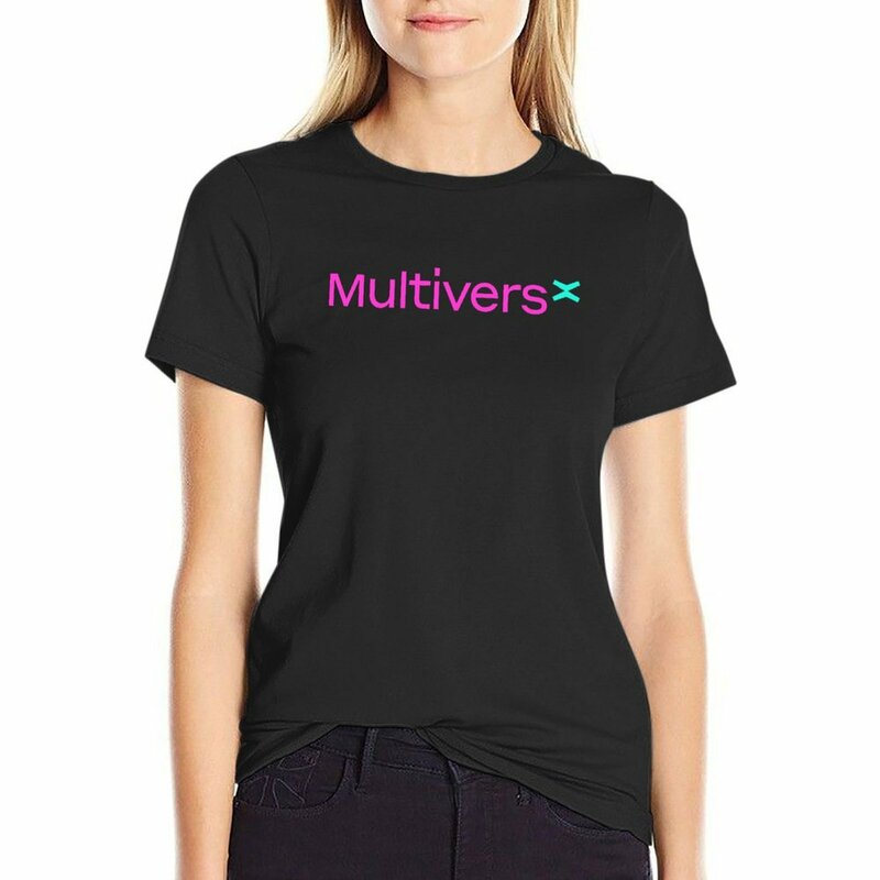 Multiversx T-Shirt süße Kleidung weibliche süße Tops Damen bekleidung