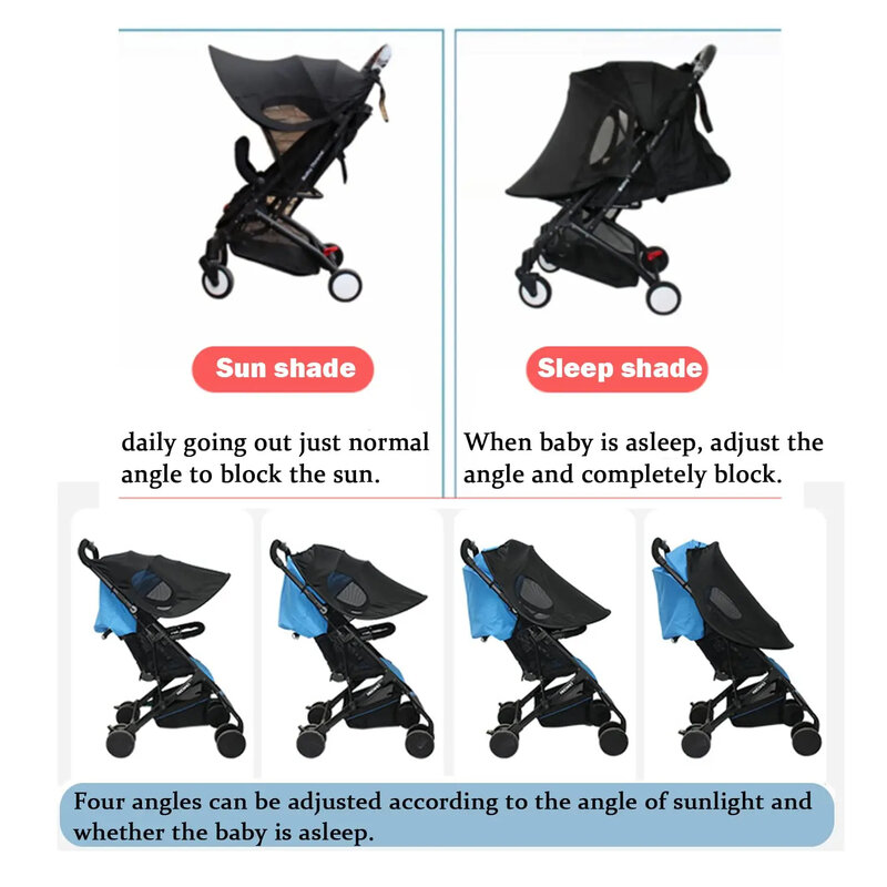 Accesorios para cochecito de bebé, parasol a prueba de viento para cochecito de niños