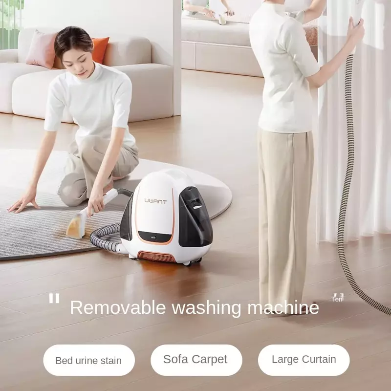 Uwant Tecido Sofá Limpeza Spray, Não-desmontagem Máquina de limpeza do tapete, Eletrodomésticos, Sucção, 12000pa