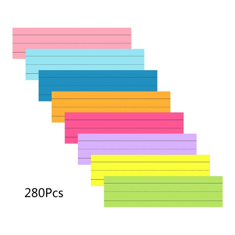 280 แผ่นSentence Strips Sticky NotesสำหรับการสะกดSelf-ashesive Writing Pad Dropship
