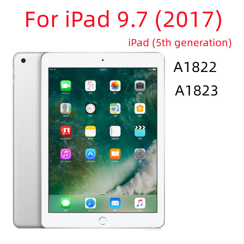 Protetor de Tela de Vidro Temperado para iPad, Película Protetora de Tablets, 9,7 polegadas, 2017 5ª e 6ª Geração, A1822 e A1823, A1893 e A1954