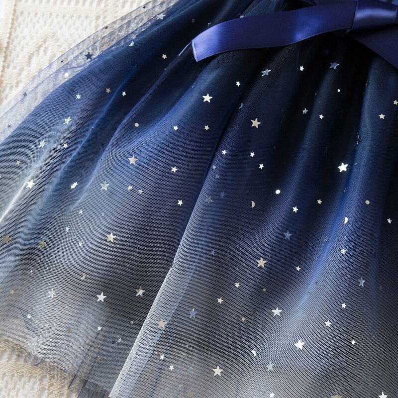 بامبي الأميرة ستار تول فستان للأطفال ، فستان حفلة للأطفال الصغار ، ملابس أطفال بنات ، 2-6 سنوات ، الصيف
