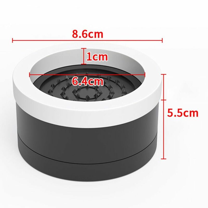 1Pc Bed Furniture Risers Elevation in Heights Heavy Duty Risers for Sofa Couch Desk Table Black Round Floor Protector