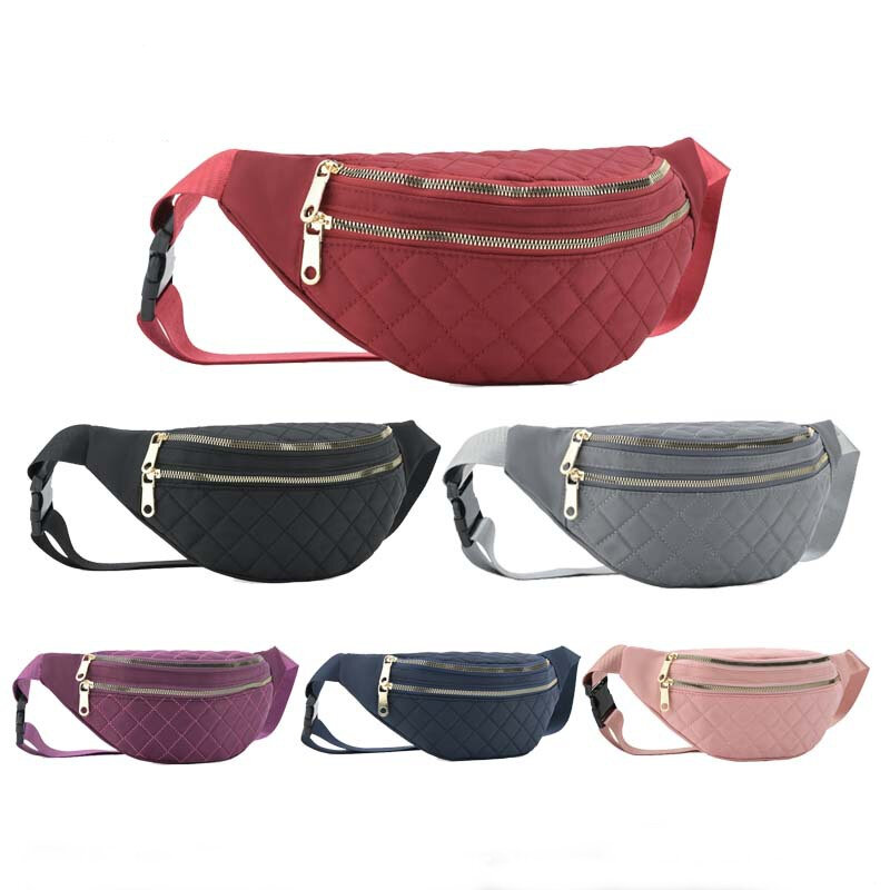 Waist Bags For Women Oxford Leisure Color Waist Bag Shoulder Crossbody Chest Bags Handbags All-match Messenger Belt Bags
