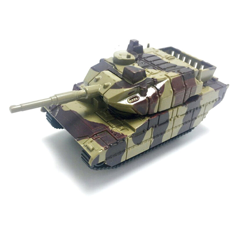 Mainan tentara Tank tempur utama militer, blok bangunan Model plastik batu bata tentara untuk anak-anak