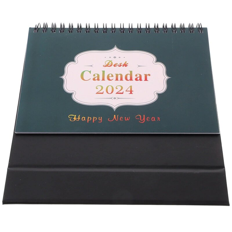 Настольный календарь нового года 2024, офисный настольный декор, бумажная фотобумага