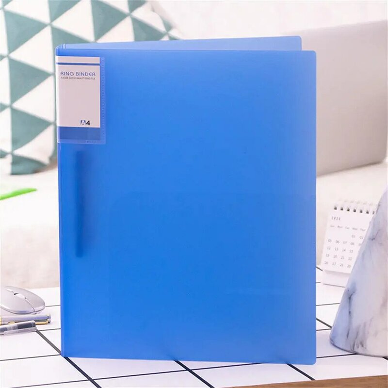 A4 Folder File transparan Binder dokumen Organizer penyimpanan tahan air buku tampilan alat tulis kantor sekolah kertas alat penyimpanan