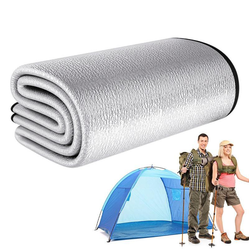 car camping mat Double-Sided Aluminum Foil Blanket Auto Ground trunk mat RVs Insulating Picnic Mat Camping Mat for Hiking Picnic