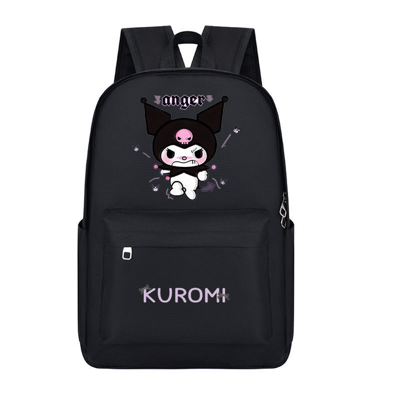 Sanrio Coolomi-mochila escolar de gran capacidad para estudiantes, morral bonito de moda para estudiantes masculinos y femeninos