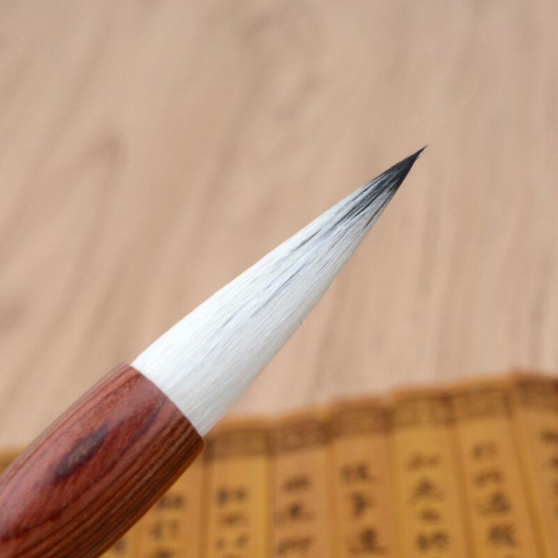 Chinese Calligraphy Brush Pen Tinta ChinaWoolen Purple Rabbit Hair Chinese Painting Brush Set Landscape Freehand Drawing Brush