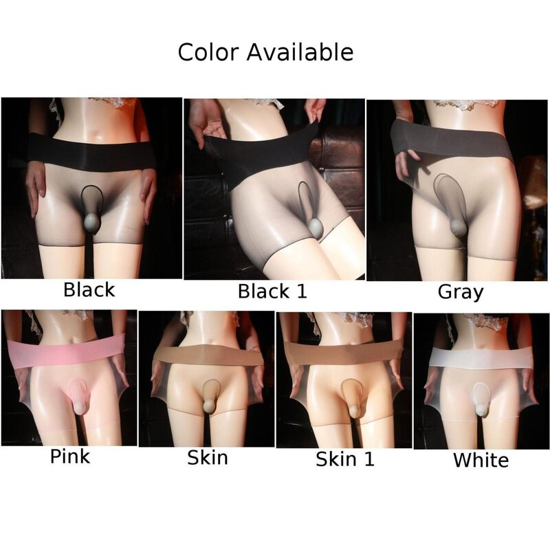 Ropa interior Sexy transparente para hombre, calzoncillos de cintura alta ultratransparentes, ropa de dormir, bragas, lencería
