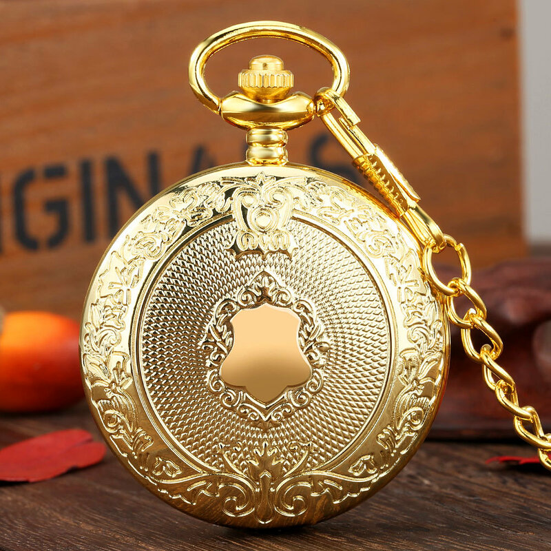 Reloj de bolsillo de cuarzo con números romanos para hombre y mujer, estuche Multicolor, collar con colgante, cadena de reloj, S
