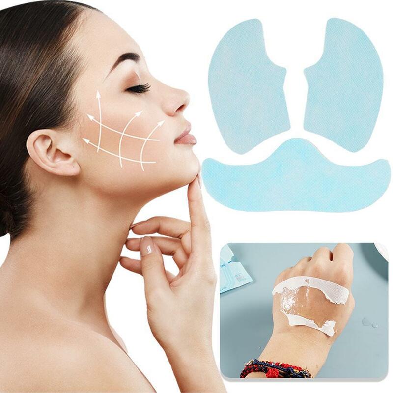 1Set Oplosbaar Collageen Masker Patch Hydraterende Verstevigende Voedende Masque Gezichtsmasker Patch Gezichtsmasker Voorhoofd Wangvlekken