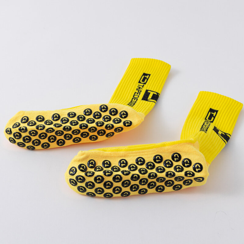 Мужские новые носки футбольные женские спортивные уличные беговые велосипедные носки Calcetines противоскользящие утолщенные Дышащие футбольные носки