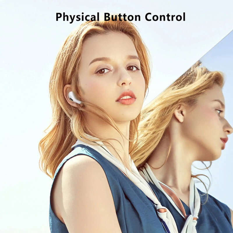 Nieuwe Draadloze Bluetooth Oortelefoon Koptelefoon Outdoor Sport Headset 5.3 Met Oplaadbak Lanyard Touch Control Oordopjes Voor Muisc