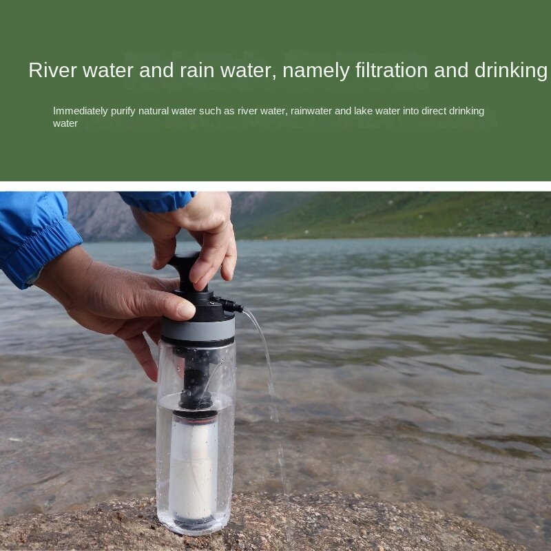 Purificateur d'eau portable pour camping en plein air, équipement de voyage, bouilloire filtrante, eau potable d'urgence