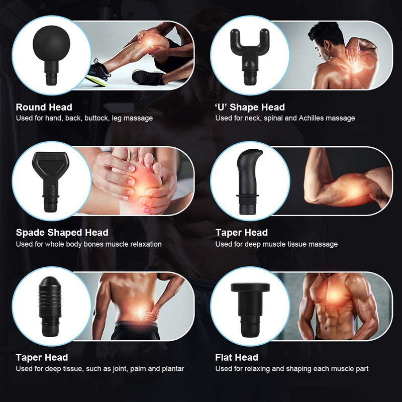LCD Display Massage Gun 16,8 V Fitness Elektrische Tragbare Pistole Massager für Körper Muscle Relaxtion Schmerzen Relief