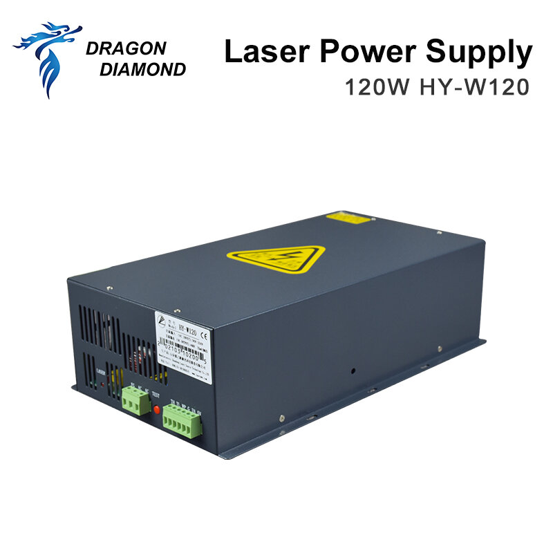 100-120W Co2 zasilanie lasera 110V/220V dla CO2 rura laserowa maszyna do grawerowania i cięcia HY-W120