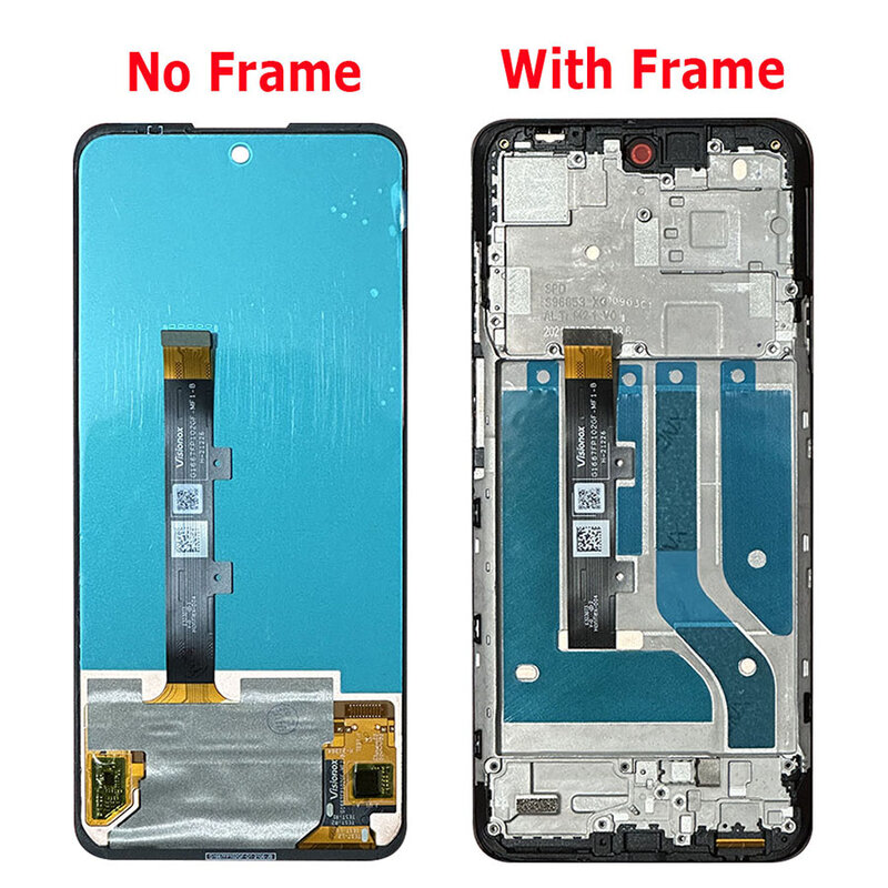 Pantalla LCD OLED de 6,7 pulgadas para Motorola Edge 20 Lite, montaje de digitalizador con marco, para Moto Edge 20 Lite, XT2139-1