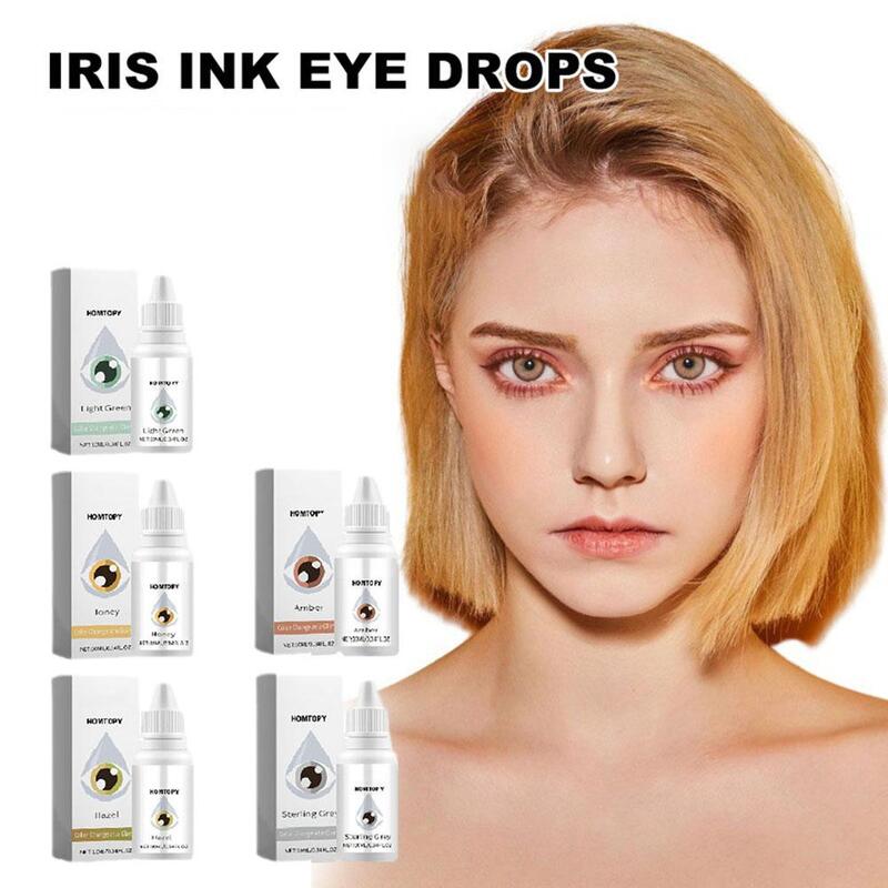 5 Farben 10ml Augenfarbe wechselnde Tropfen verändern Ihre Augenfarbe iris inking und feuchtigkeit spendende Augentropfen