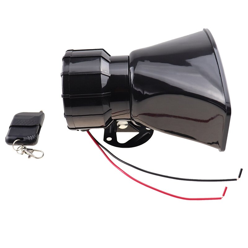 12V 100W Universal Wireless Loud Trumpet Alarm Horn Speaker Warning Alarm Reversing Horn For Car Truck Bus Van Boat