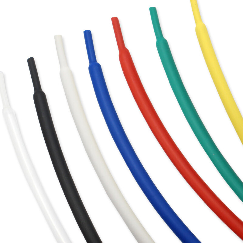 1M 1.6/2.4/3.2/4.8/6.4/7.9/9.5mm Dual Wall Heat Shrink Tube thick Glue 3:1 ratio Shrinkable Tubing Adhesive Lined Wrap Wire kit