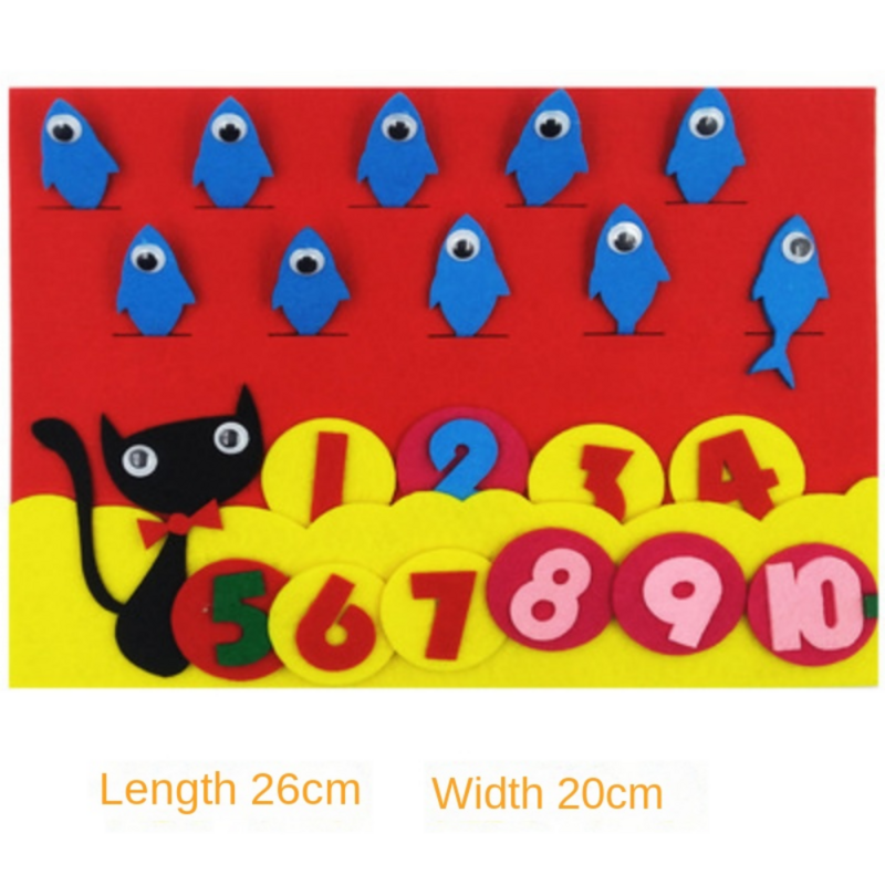 Montessori Materialien Kinder DIY Math Spielzeug Tier Karotte Anzahl Lernen Pädagogisches Spielzeug für Kinder Geschenk Vorschule Lehrmittel