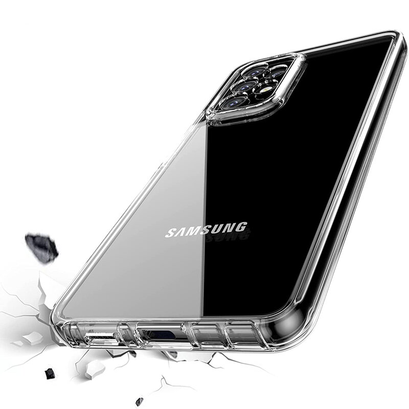 Funda completa de silicona para Samsung Galaxy, carcasa dura de PC híbrida transparente de 360 ° para modelos A53, A73, A33, A13, A52, A72, A32, A22, A12, A51, A71, A70 y A50
