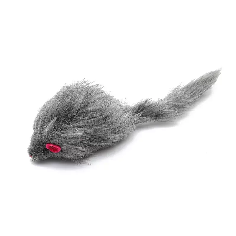 10Pcs peluche simulazione Mouse interattivo gatto Pet Catnip presa in giro giocattolo interattivo forniture falso topo gattino che gioca giocattoli