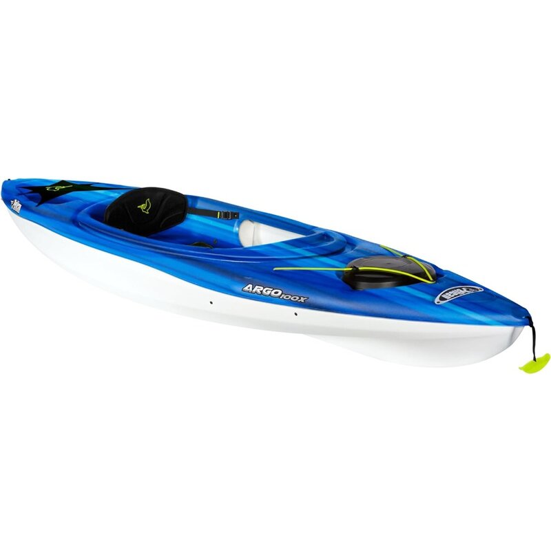 Premium Sit-in Recreational Kayak - Exo Cooler Bag Included - 10 Ft - Blue Coral Boat Inflatable Kayaks Racing Boats and Kayak