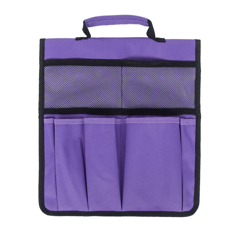 1pc 12 X 13 Inch Garden Tool Bag 210D Oxford Cloth Multiple Pockets For Seat Storage Handbag Hanging Outdoor Gardening