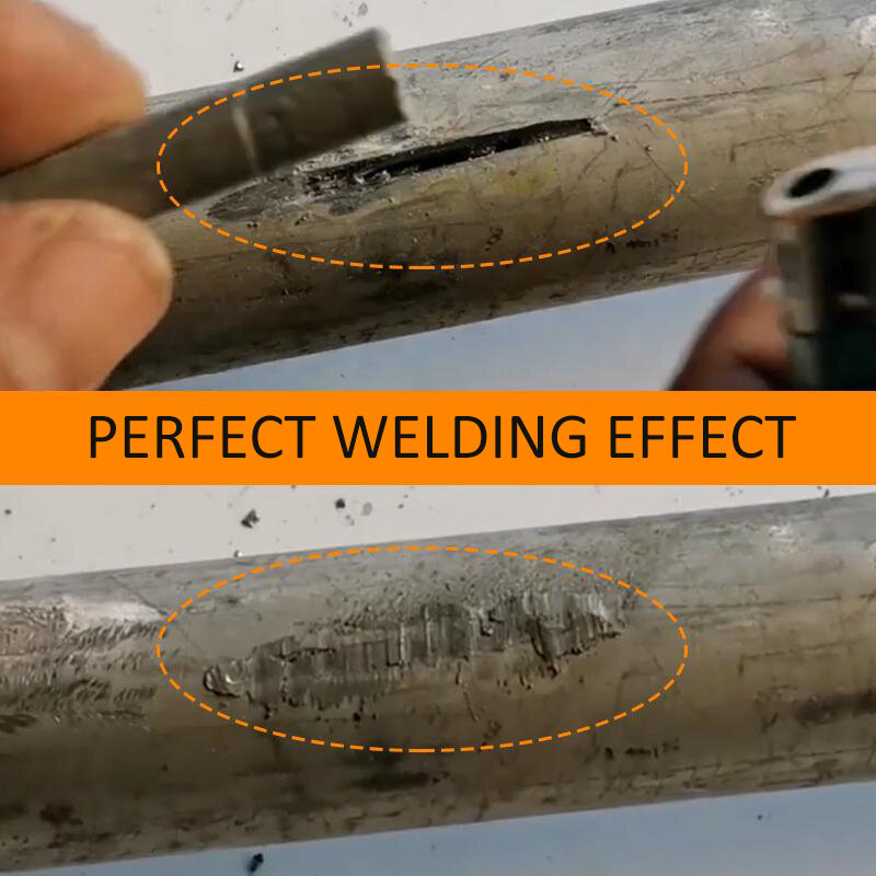 JRODIM алюминиевый стержень для сварки с порошковым покрытием, низкотемпературные легкие плавкие алюминиевые сварочные стержни для пайки, не требуют специальных инструментов