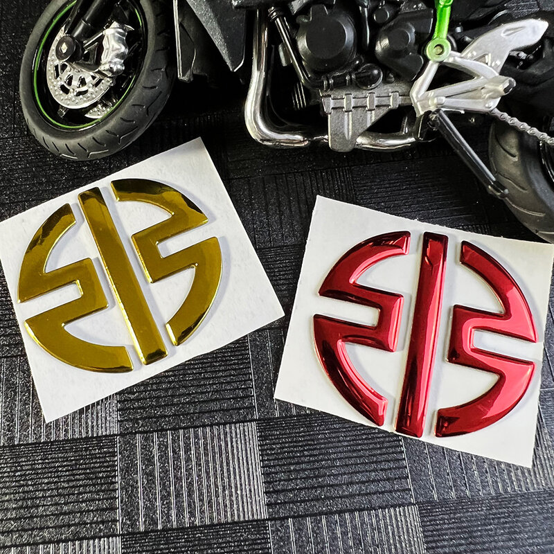 Pegatinas de logotipo de motocicleta 3D, calcomanías de carenado, emblema de tanque, logotipos para Kawasaki NINJA H2R Z125 Z250 Z300 Z400 Z650 Z800 Z1000, paquete de 4
