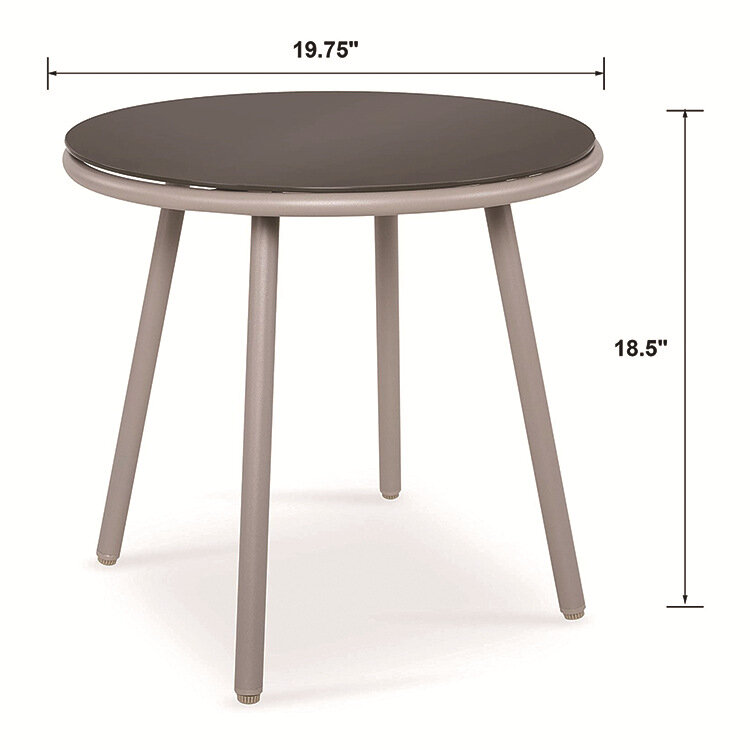 เก้าอี้และโต๊ะกาแฟและเก้าอี้สำหรับพักผ่อนกลางแจ้งทำจากเชือก PE