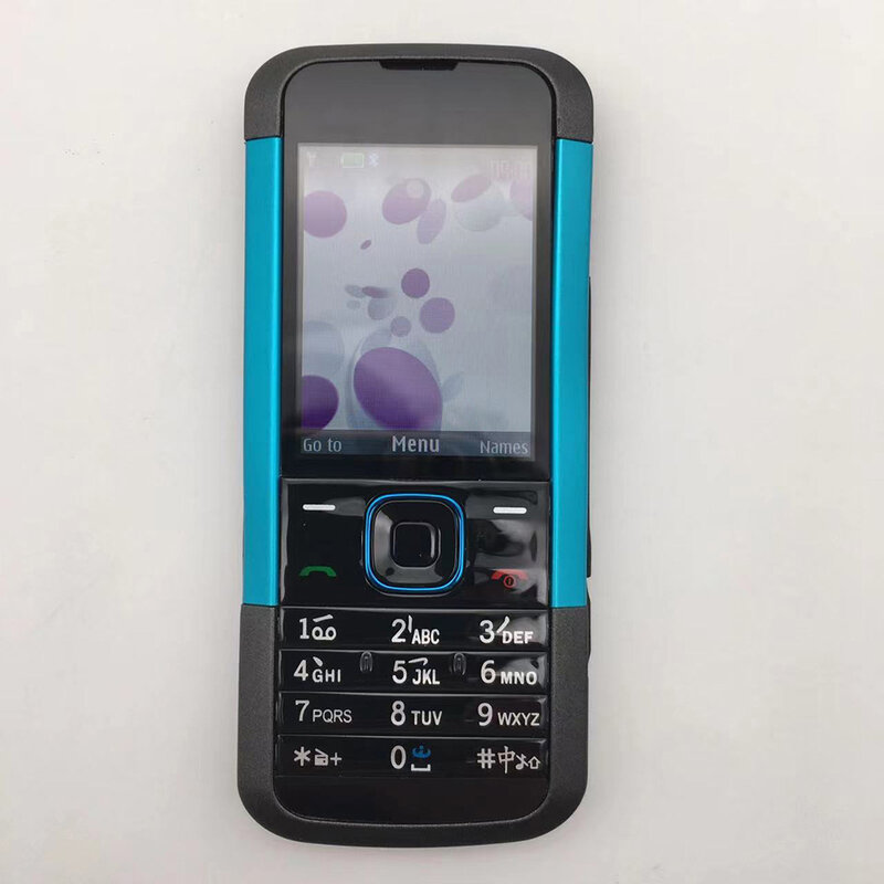 정품 언락 5000 확성기 블루투스 휴대폰, 러시아어 아랍어 히브리어 키보드, Finland 제조, 무료 배송