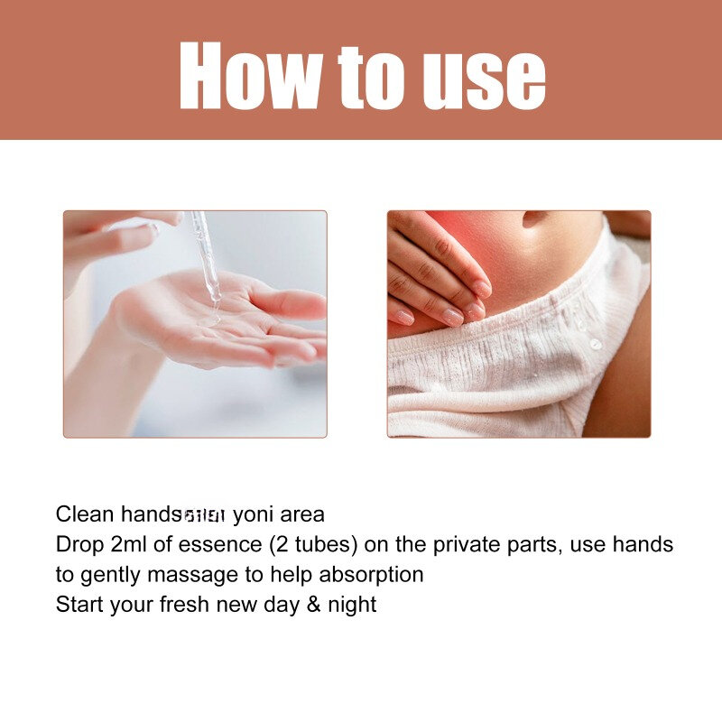 Le parti intime delle donne rimuovono l'odore siero idratante allevia il prurito parte intima deodorante vaginale femminile essenza per la cura del corpo