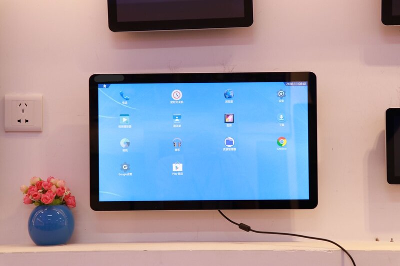 Aotesier-monitores de pantalla táctil capacitiva de 32 pulgadas, dispositivo Industrial montado en la pared para Android, todo en uno para Pc, pantalla Lcd publicitaria para jugadores de pc