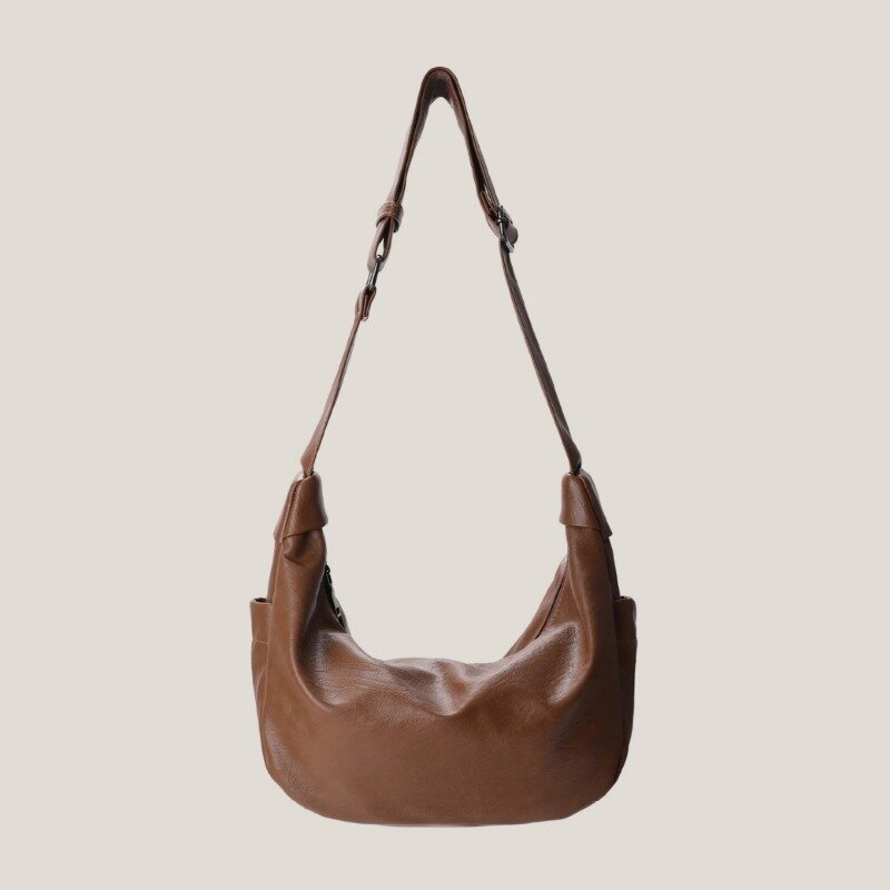 Женские сумки в стиле ретро, сумка через плечо, уличная трендовая сумка из мягкой искусственной кожи на плечо, женская сумка под подмышку, сумки-мессенджеры-Карго