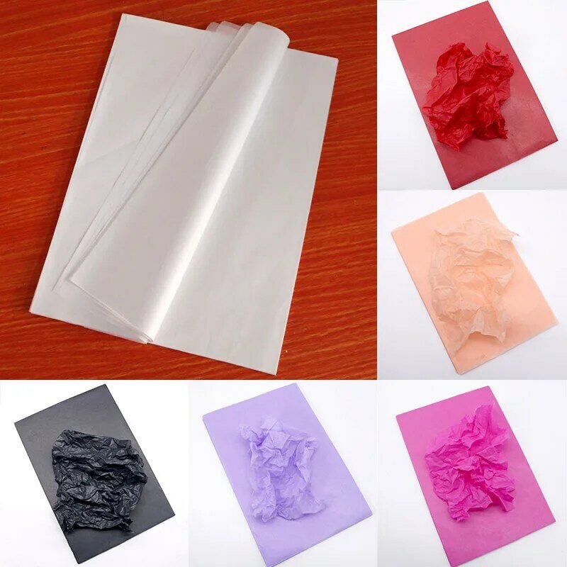 100Sheets/Pack A4/A5 Liner Tissue Papier Voor Kleding Overhemd Schoenen Diy Handgemaakte Doorschijnende Wijn Wikkelen Papers gift Verpakking