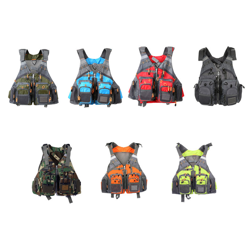 Cloth Life Jacket For Fishing - Functional And Breathable For Outdoor Adventures Comfortable