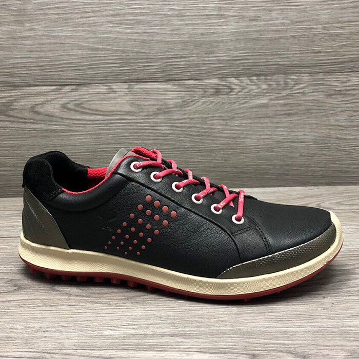 Sapatos de golfe de couro genuíno para homens e mulheres, tênis de treinamento ao ar livre, sapatos esportivos confortáveis, nova marca