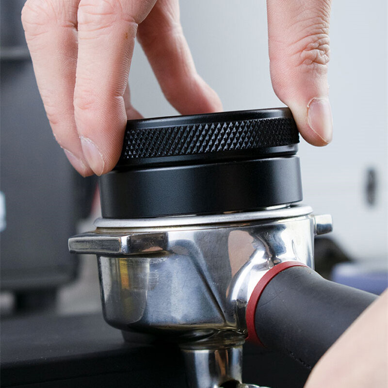 Macaron Coffee Tamper, distribuidor de palma ajustable, herramienta de distribución de Espresso, martillo nivelador, accesorio, 3 pendientes en ángulo, 51mm, 53mm, 58mm