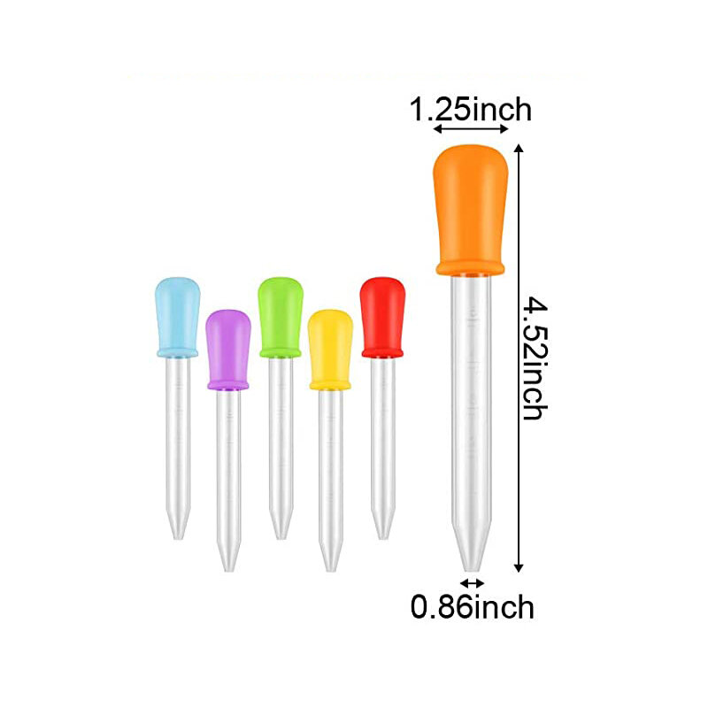 Primary Science Jumbo Test Tubes with Stand Dropper Funnel Measure Spoon Children Kids Learning Education Fine Motor Skill Toys