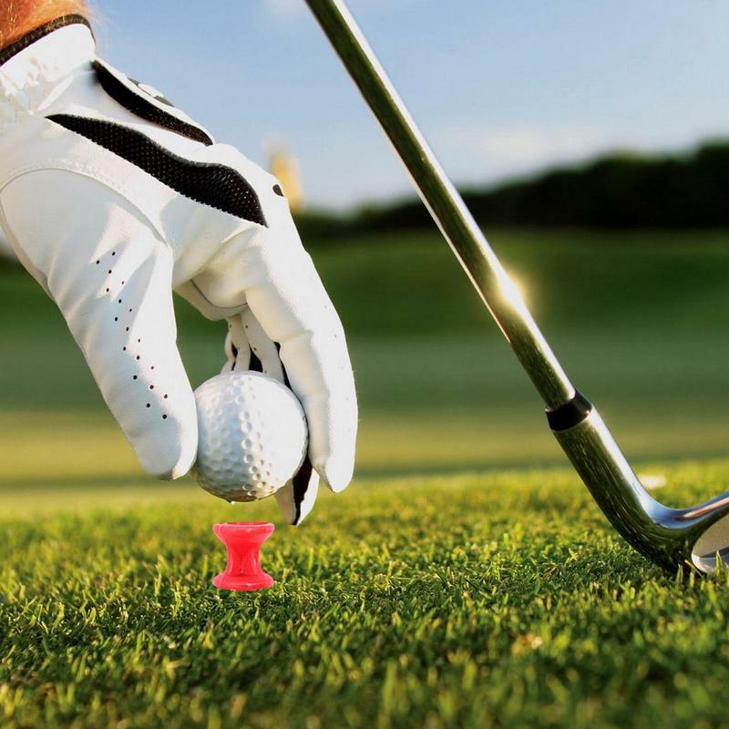 Castelo-Inquebrável Golf Tees Set para Prática, Acessórios de Golfe para Golfistas Melhorando Golf Training Helps, 10Pcs