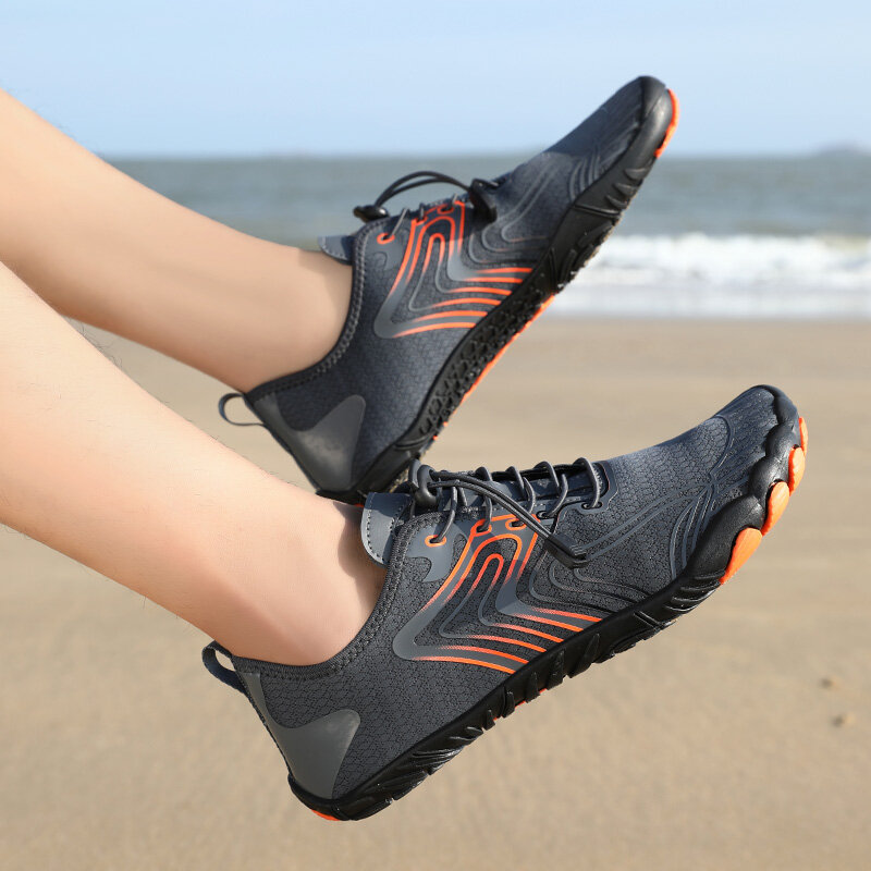 2023 hot sale outdoor sports shoes brand mesh breathable wading quick-drying shoes men women beach shoes Indoor fitness shoes